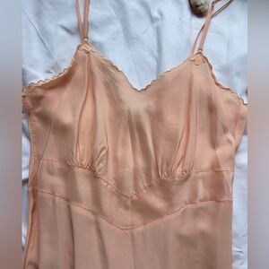 VINTAGE pink slip dress